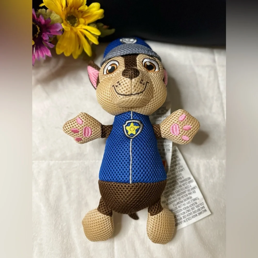 Nickelodeon's Paw Patrol Chase Bath Scrubby Size 7”x 11” NWOT